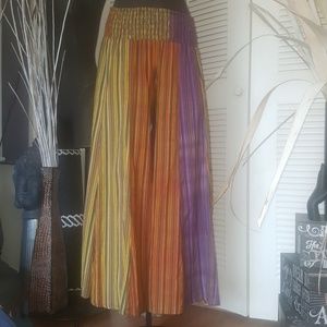 Unbranded wide leg multicolor pants s/m